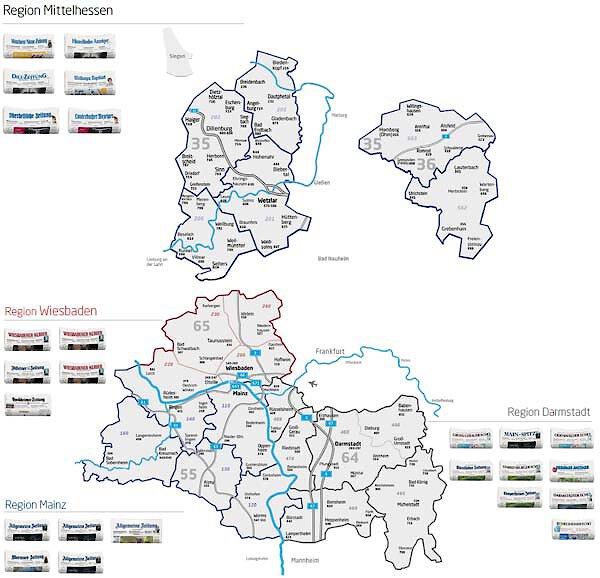 Allgemeine Zeitung Mainz Verbreitungsgebiet Anzeigen