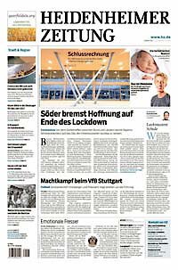 Heidenheimer Zeitung Anzeigenwerbung