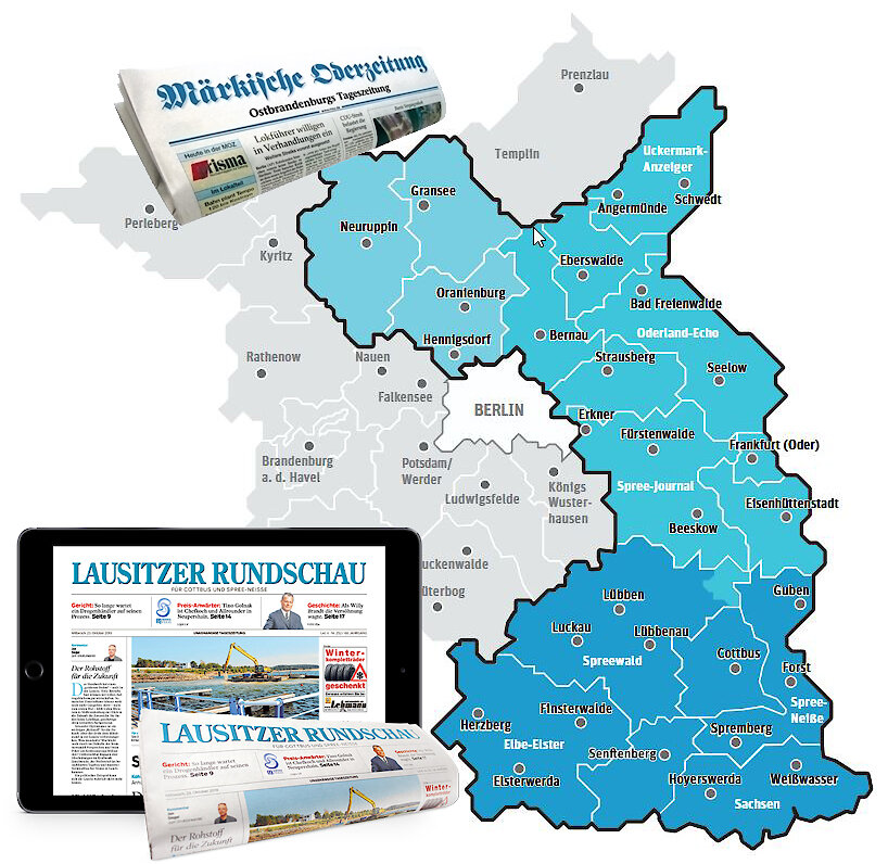 Lausitzer Rundschau und Märkische Oderzeitung
