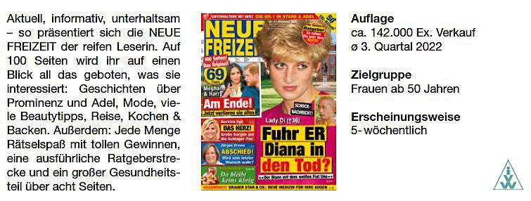 Werbung in Zeitschriften Zeitschriftenwerbung